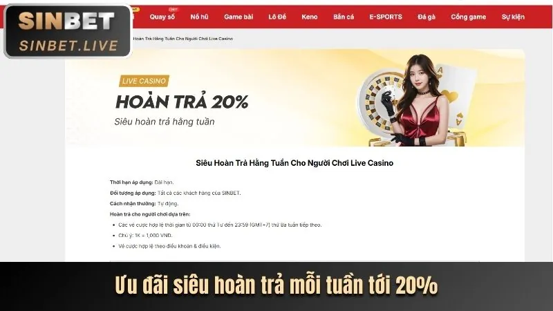 Khuyến mãi chào mừng BetVIP